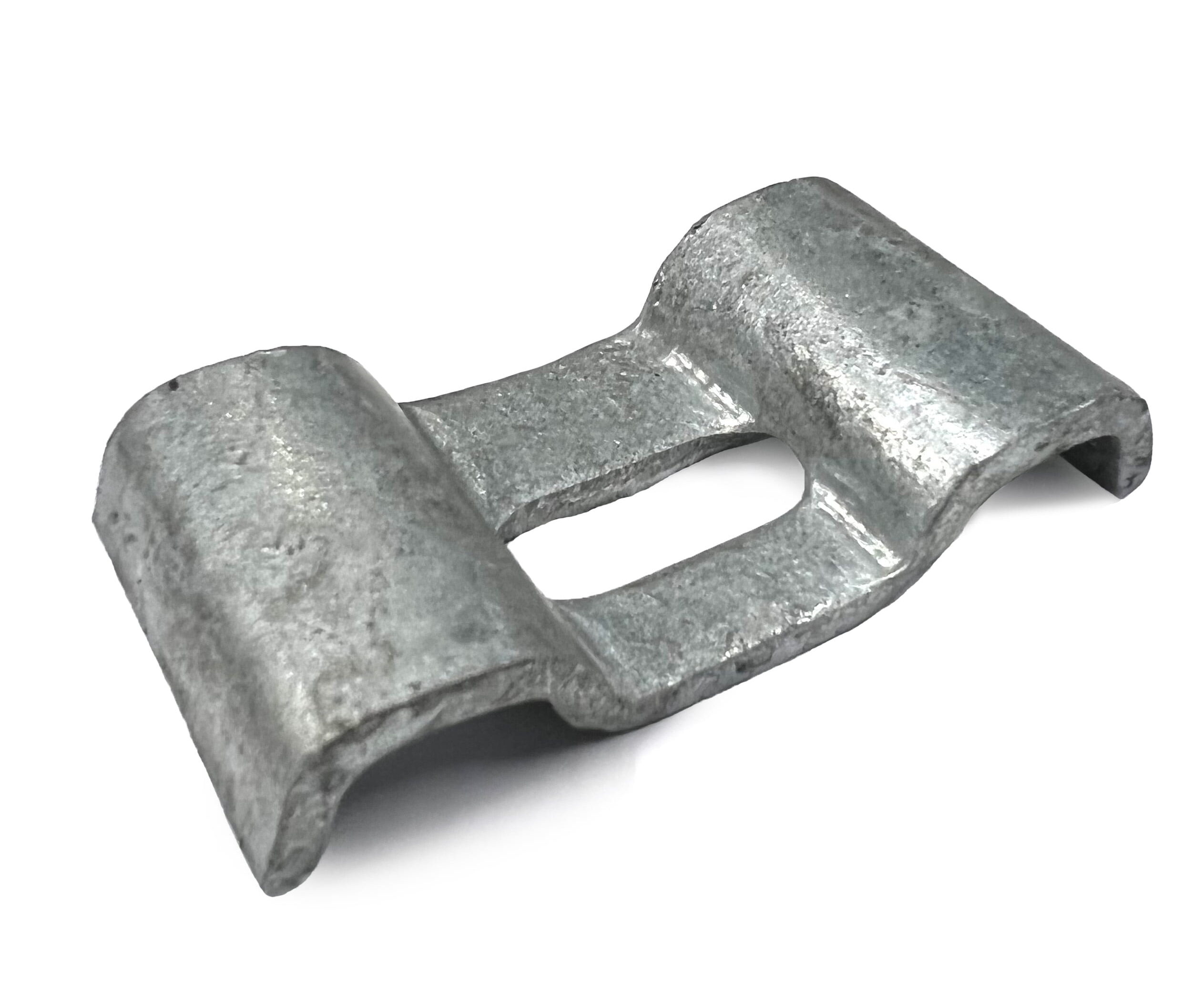 Galvanisert topp-clipp med avlangt hull